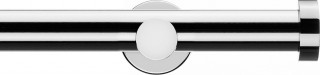 Integra Inspired Lustra 28mm Chrome Metal Eyelet Curtain Pole