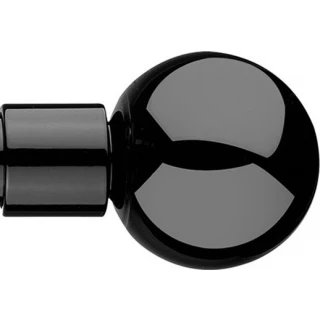 Integra Inspired Eclipse 28mm High Gloss Black Sphera Finial