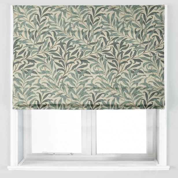 William Morris Willow Clover Roman Blind