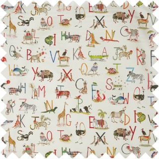 Animal Alphabet Fabric 8628/196 by Prestigious Textiles