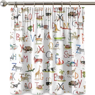 Animal Alphabet Fabric 8628/335 by Prestigious Textiles