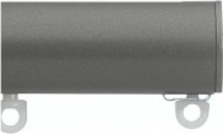 Silent Gliss 7610/6130 Metropole 30mm Gunmetal Flush Endcap