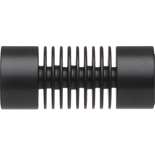 Silent Gliss 7610/6130 Metropole 30mm Black Groove Cylinder Finial