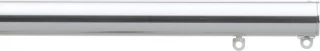 Silent Gliss 7610 Metropole 30mm Chrome Flush Endcap Aluminium Curtain Pole