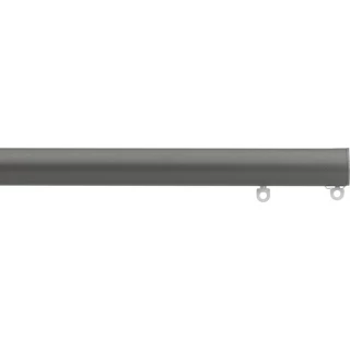 Silent Gliss 7610 Metropole 30mm Gunmetal Flush Endcap Aluminium Curtain Pole