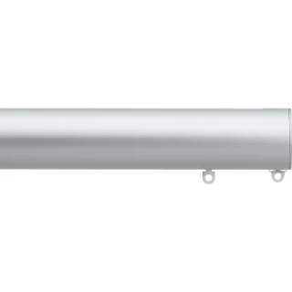 Silent Gliss 7610 Metropole 30mm Silver Flush Endcap Aluminium Curtain Pole