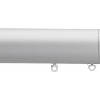 Silent Gliss 7620 Metropole 50mm Anodic Grey Flush Endcap Aluminium Curtain Pole