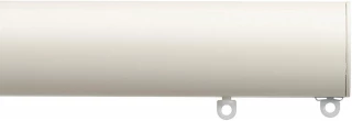 Silent Gliss 7620 Metropole 50mm Ecru Flush Endcap Aluminium Curtain Pole