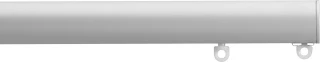 Silent Gliss 7610 Metropole 30mm Anodic Grey Flush Endcap Aluminium Curtain Pole