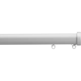 Silent Gliss 7610 Metropole 30mm Anodic Grey Stud Endcap Aluminium Curtain Pole
