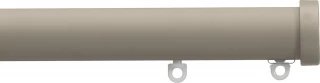 Silent Gliss 7610 Metropole 30mm Ochre Stud Endcap Aluminium Curtain Pole