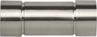 Speedy Poles Apart 28mm Satin Silver Aspect Finials (Pair)