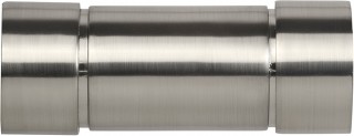 Speedy Poles Apart 28mm Satin Silver Aspect Finials (Pair)