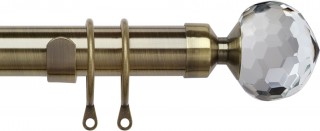 Speedy Pristine 25-28mm Telescopic Antique Brass Metal Curtain Pole