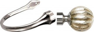 Speedy Kingdom 28mm Satin Silver Dynasty Holdbacks (Pair)