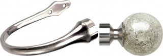 Speedy Kingdom 28mm Satin Silver Empire Holdbacks (Pair)