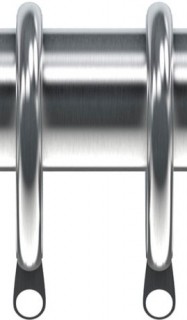 Speedy Nikola 28mm Satin Silver Rings (Pack of 8)