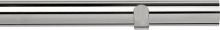 Speedy Poles Apart Eyelet 28mm Chrome Semi Complete Metal Curtain Pole