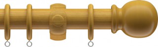 Speedy Victory Wood 28mm Antique Pine Wood Curtain Pole