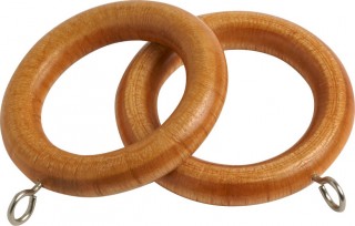 Speedy Victory Wood 28mm Antique Pine Rings (Pack of 6)