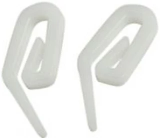 Premier White Curtain Hooks (Pack of 100)