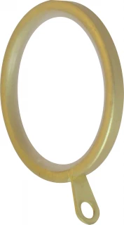Soho 28mm Brushed Gold Square Cut Metal Rings (Pack of 12)
