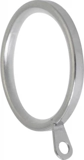 Soho 28mm Chrome Square Cut Metal Rings (Pack of 6)