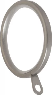 Soho 28mm Satin Steel Square Cut Metal Rings (Pack of 6)