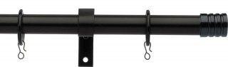 Haywick Urban Stud 16/19mm Telescopic Black Metal Curtain Pole