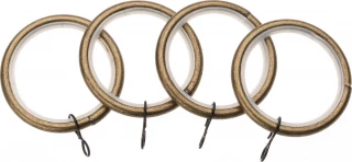 Haywick Urban 19mm Antique Brass Rings (Pack of 4)