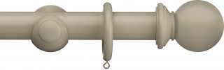 Swish Romantica 35mm April Cloud Ball Wood Curtain Pole