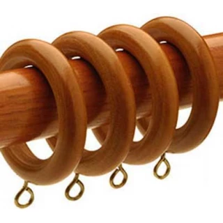 Speedy County Wood 28mm Antique Pine Rings (Pack of 4)